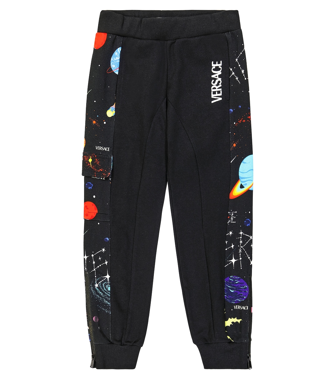 Printed cotton jersey sweatpants | Versace Kids