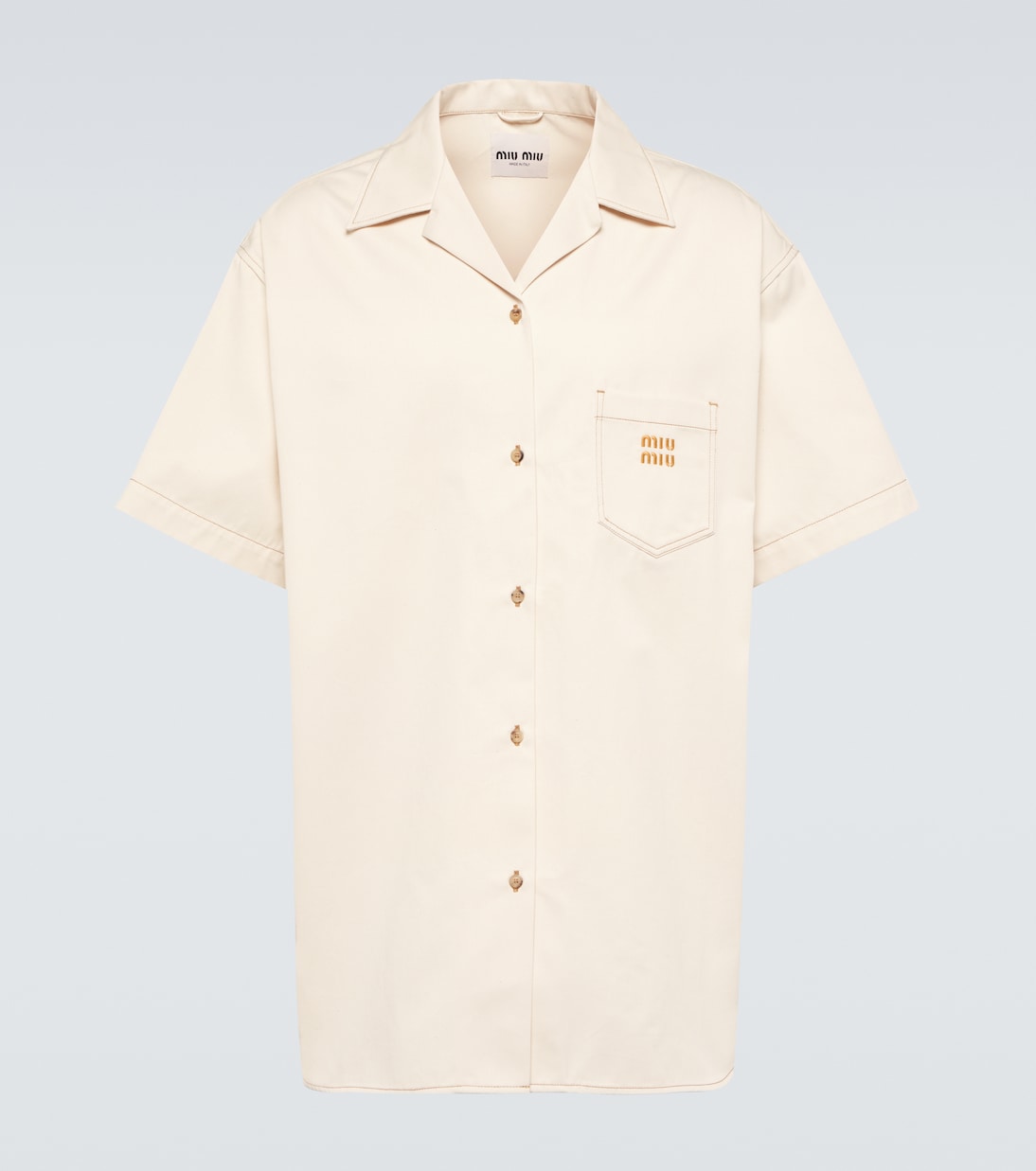 Hemd aus Denim | Miu Miu