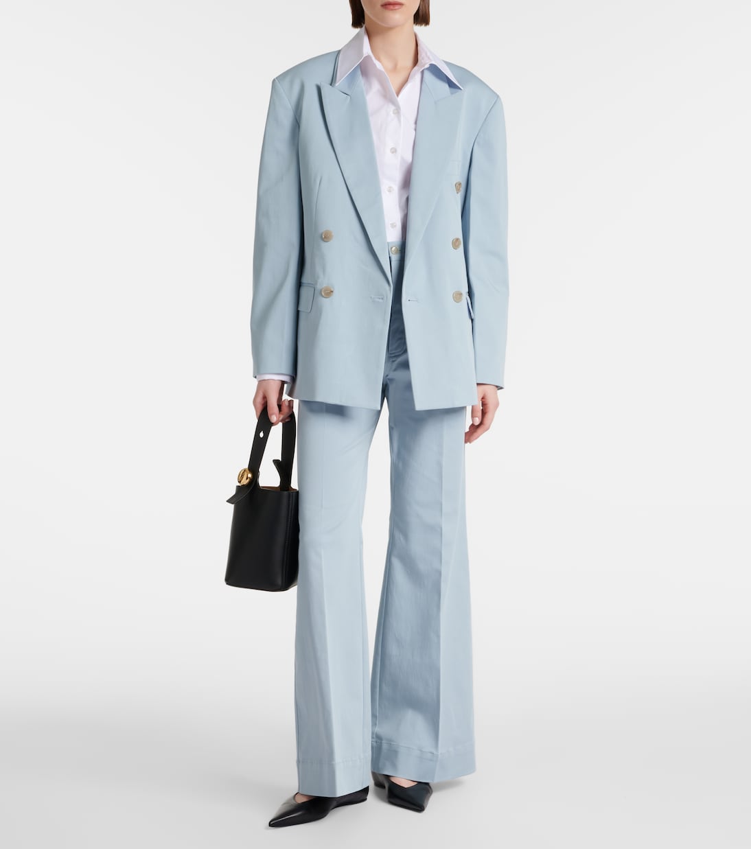 Oversize-Blazer aus einem Baumwollgemisch | Plan C