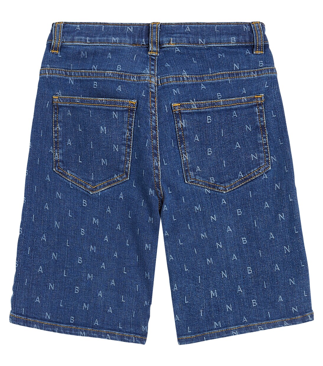 Bedruckte Jeansshorts | Balmain Kids