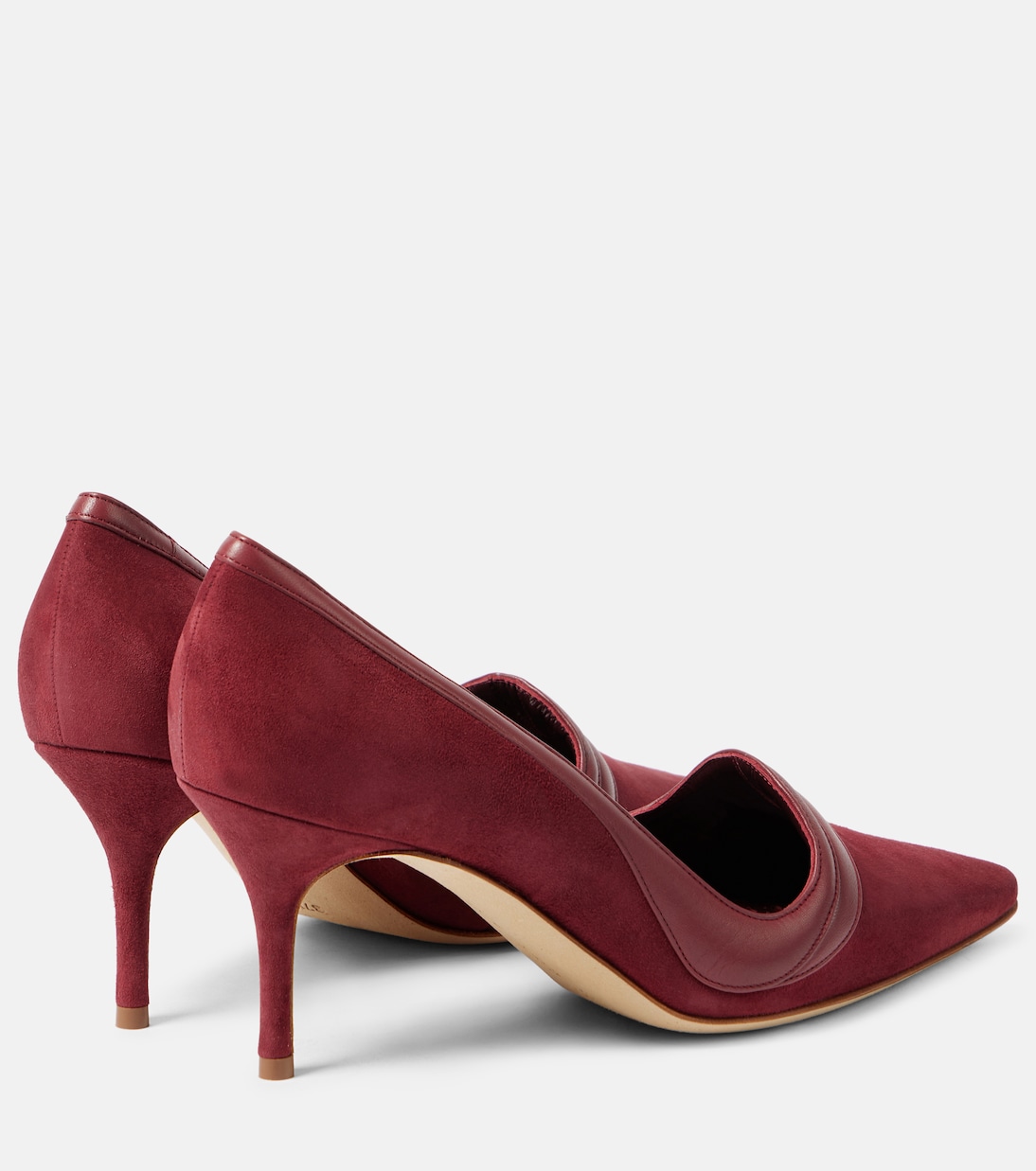 Ajarafa 70 suede and leather pumps | Manolo Blahnik
