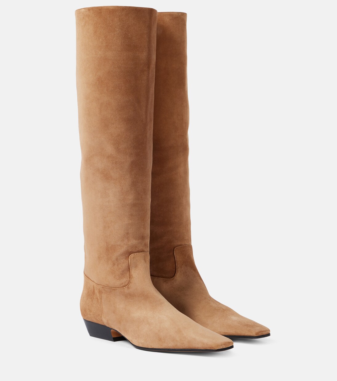 Marfa suede knee-high boots | Khaite