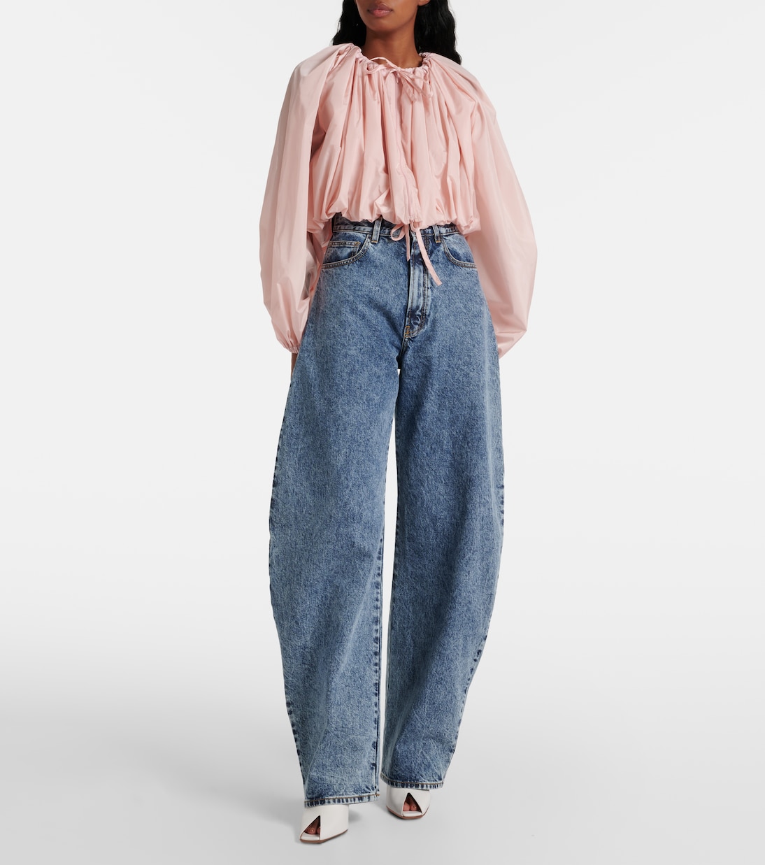 Pleated cropped jacket | Alaïa