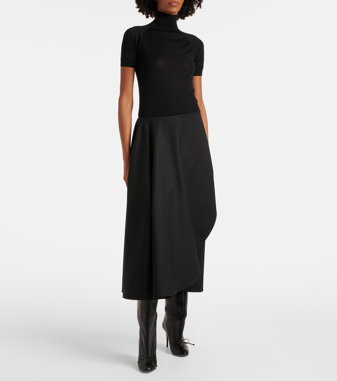 Botas mosqueteras de piel con lazo | Alaïa