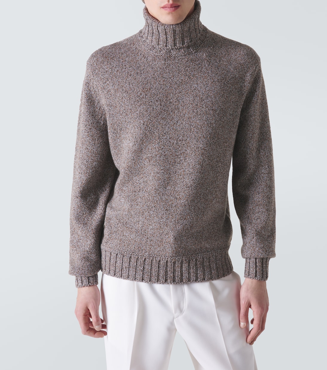 Cashmere turtleneck top | Zegna