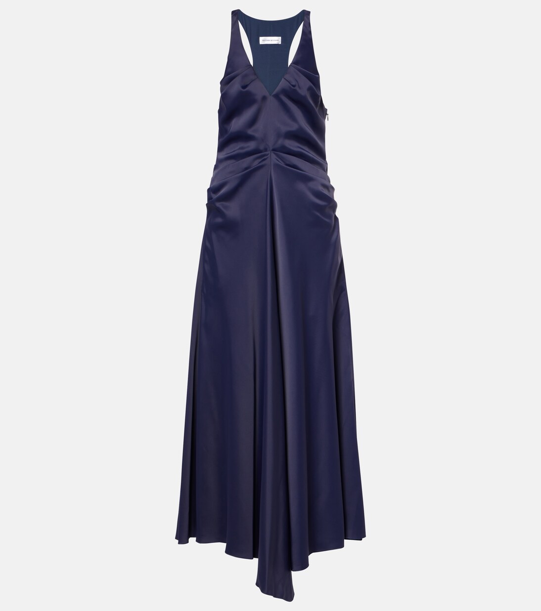 Robe longue en satin | Victoria Beckham
