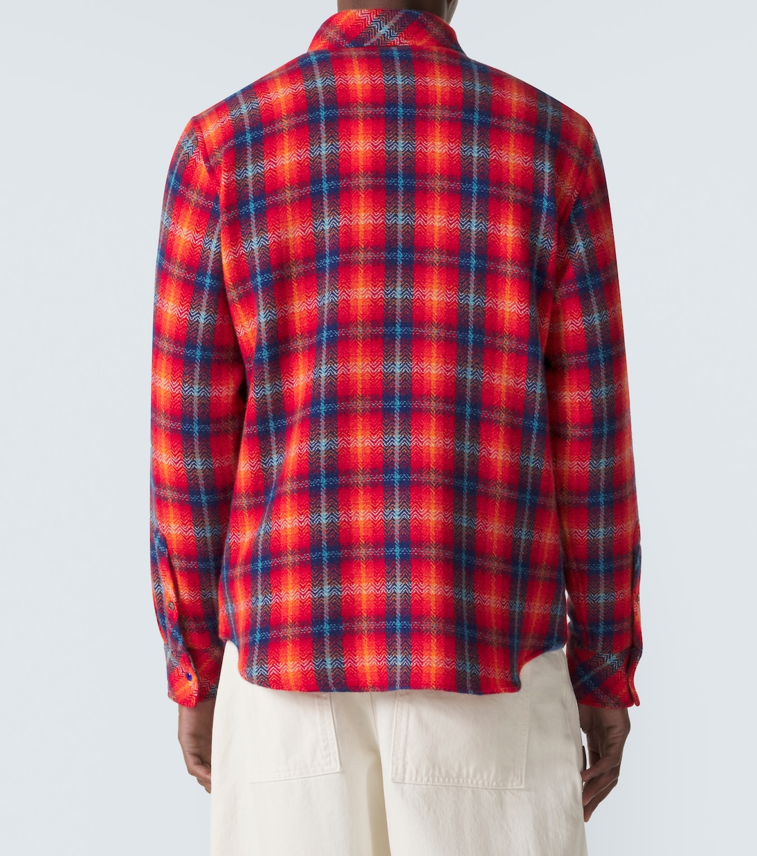 Checked cashmere shirt | God's True Cashmere