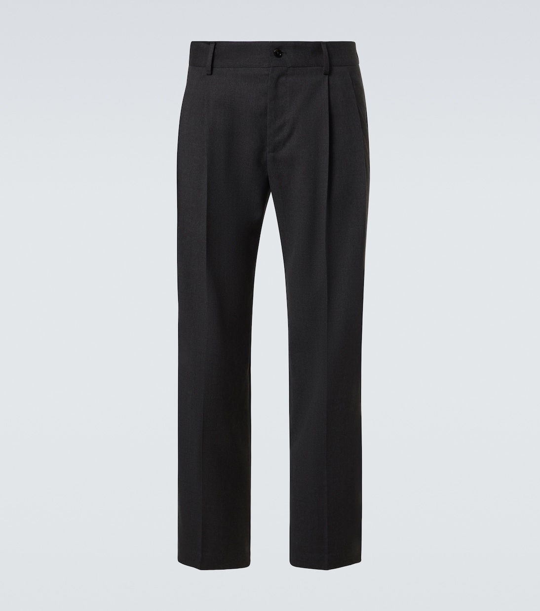 Wool-blend straight pants | Dolce&Gabbana