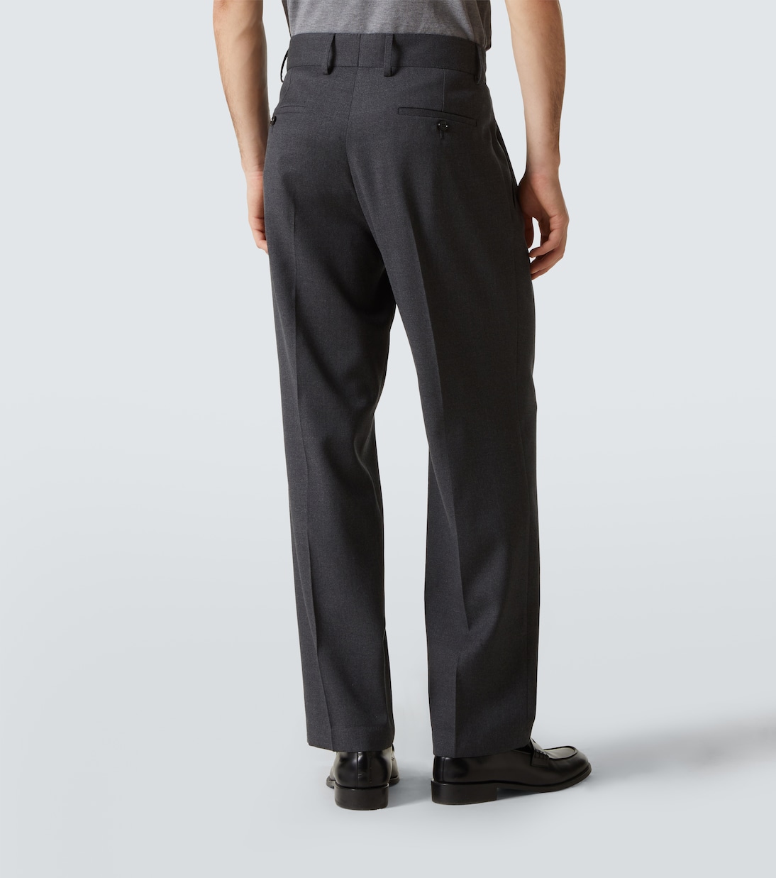 Wool-blend straight pants | Dolce&Gabbana