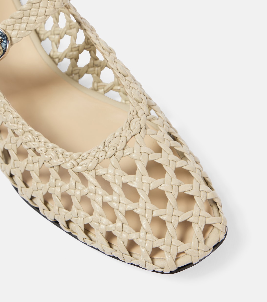 Woven leather ballet flats | Le Monde Béryl
