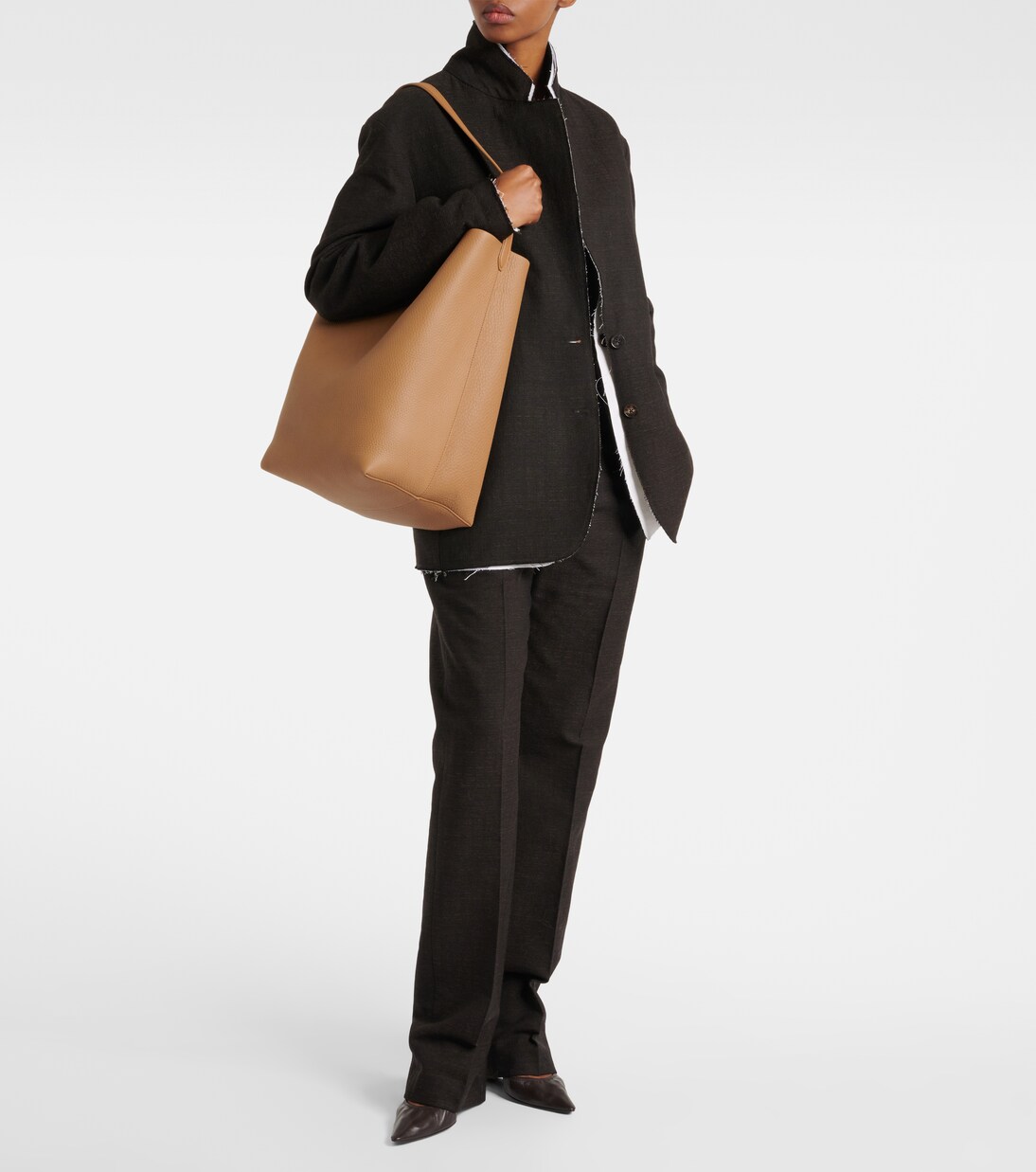 Tote Bag N/S Park Large aus Leder | The Row