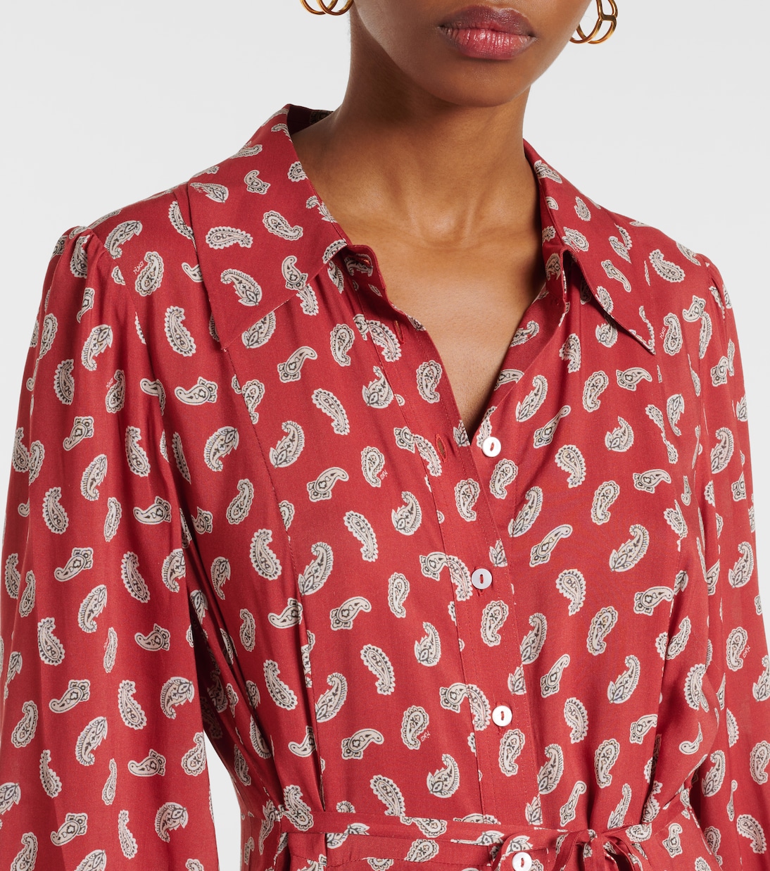 Abito chemisier Maddison con stampa | Rixo