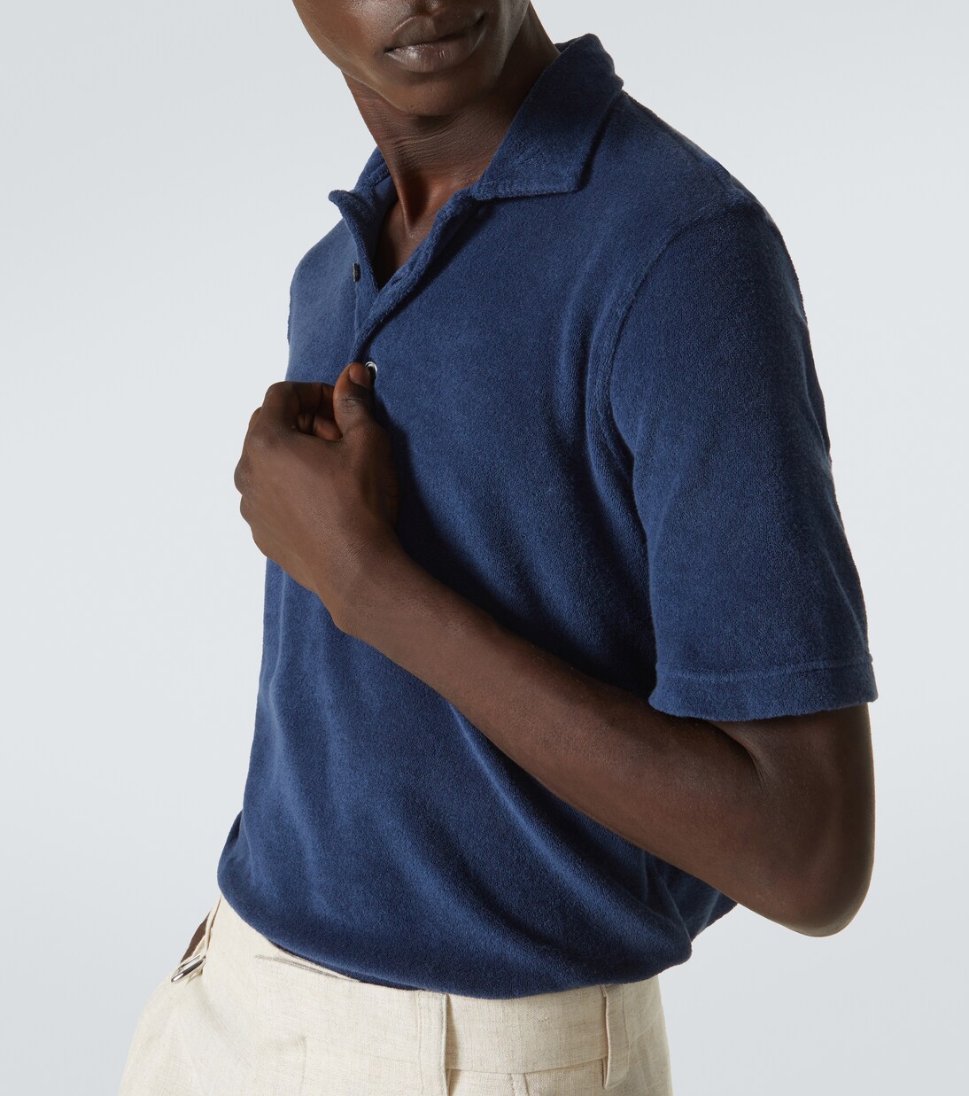 Polohemd aus Baumwollfrottee | Fedeli