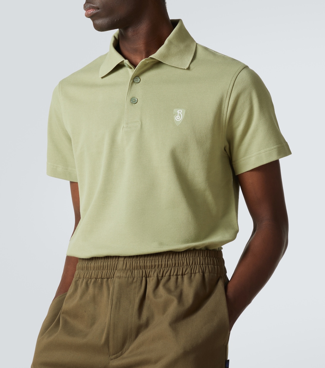 Embroidered cotton polo shirt | Burberry