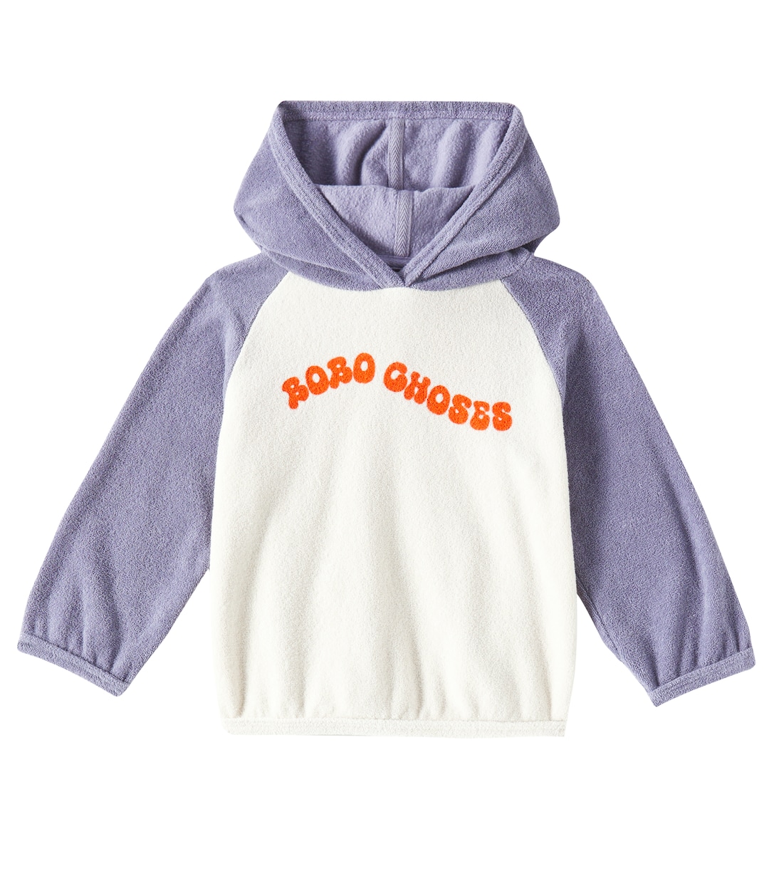Baby logo cotton terry hoodie | Bobo Choses