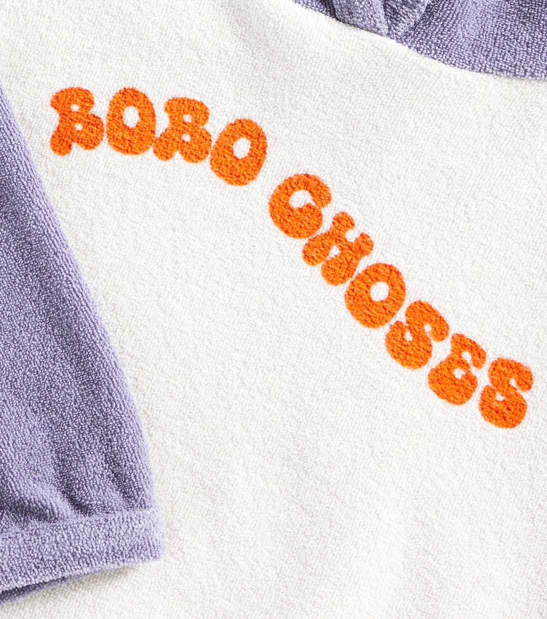 Baby logo cotton terry hoodie | Bobo Choses