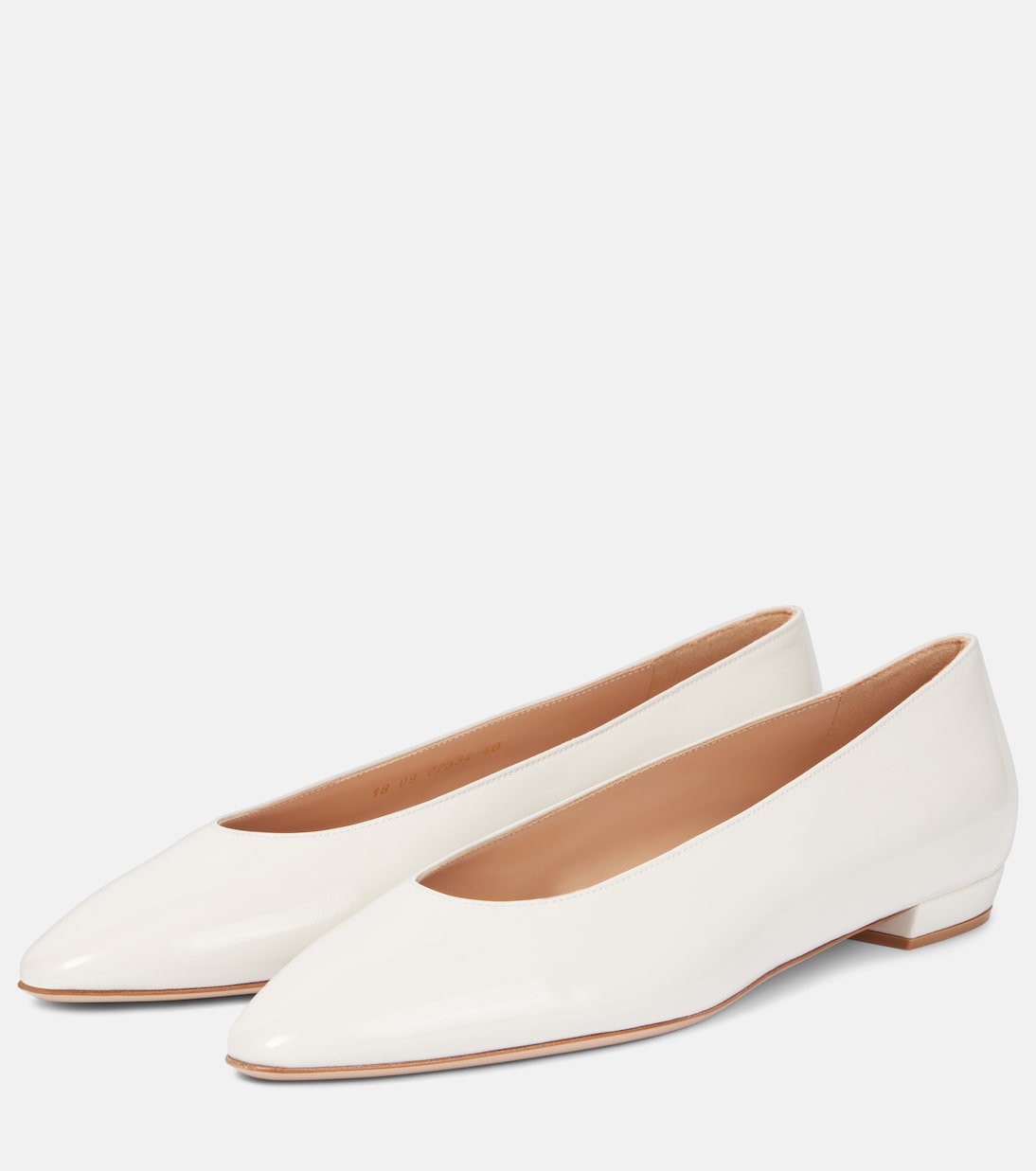 Amelia leather ballet flats | Gianvito Rossi