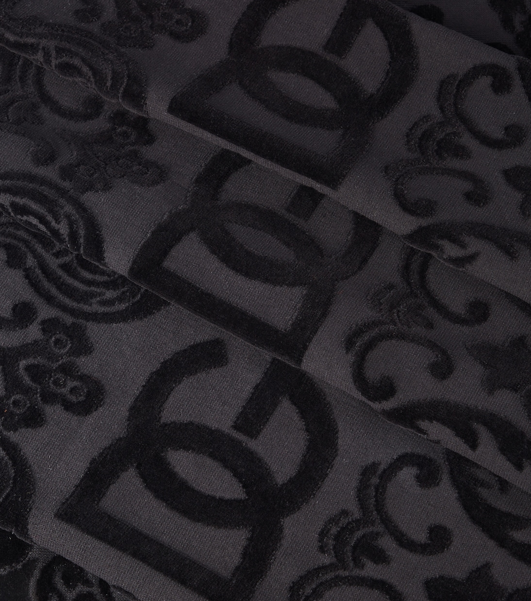 Set of 5 jacquard cotton terry towels | Dolce&Gabbana Casa