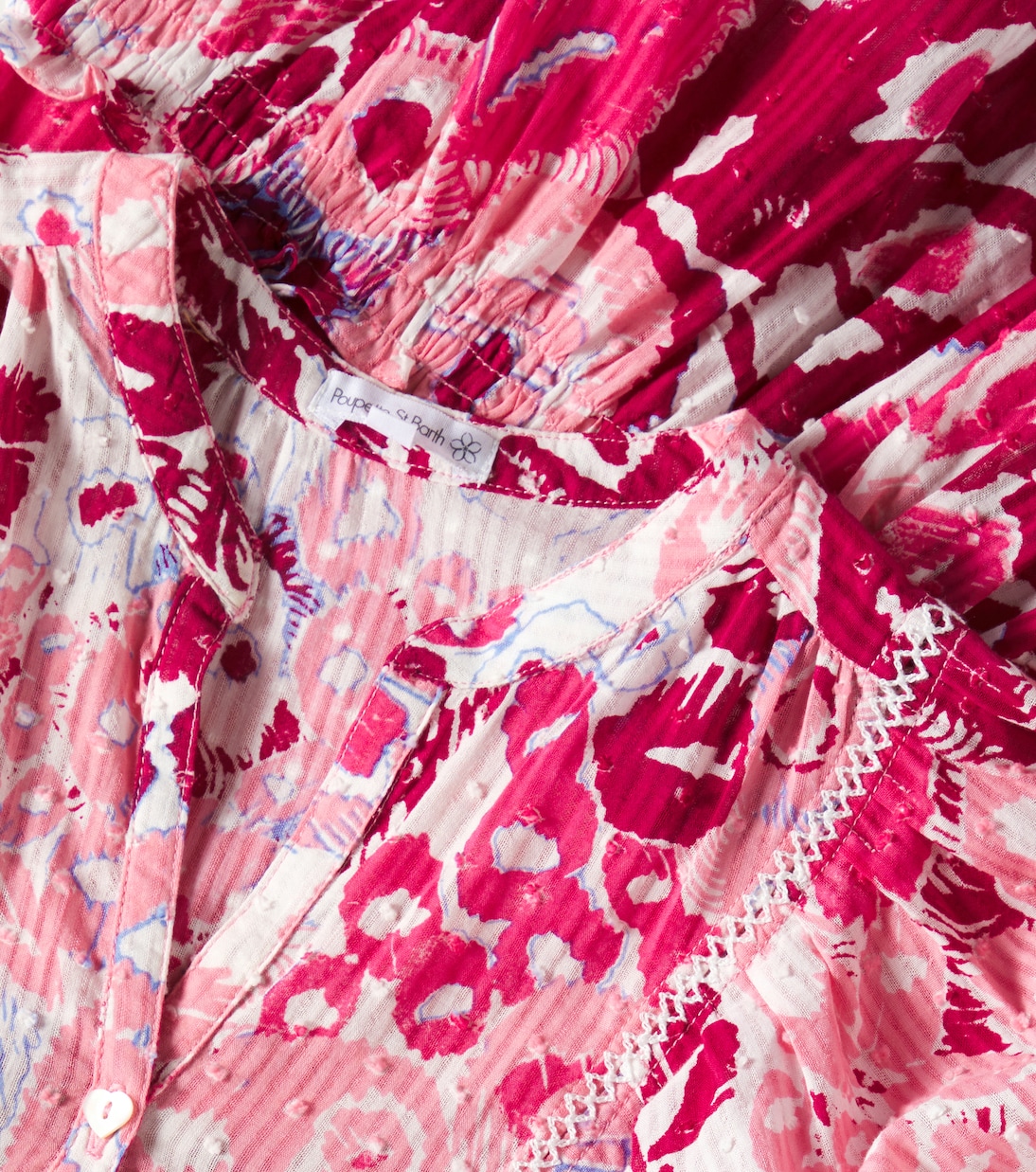 Aria ruffled cotton dress | Poupette St Barth Kids