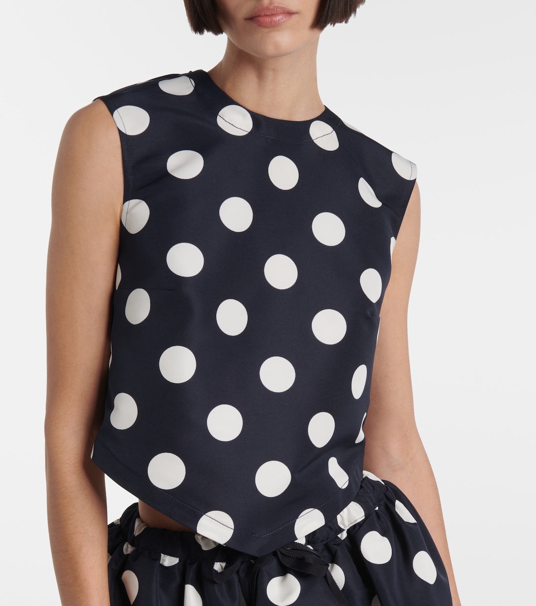 Cropped-Top aus Faille | Patou