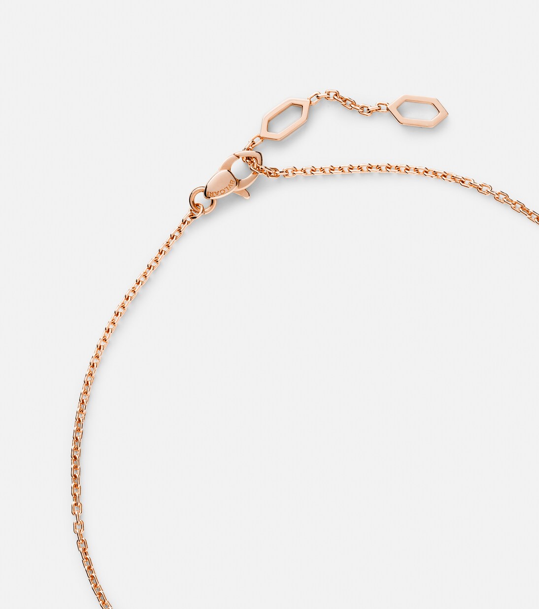 Serpenti Seduttori 18kt rose gold pendant necklace with diamonds and rubellites | Bvlgari