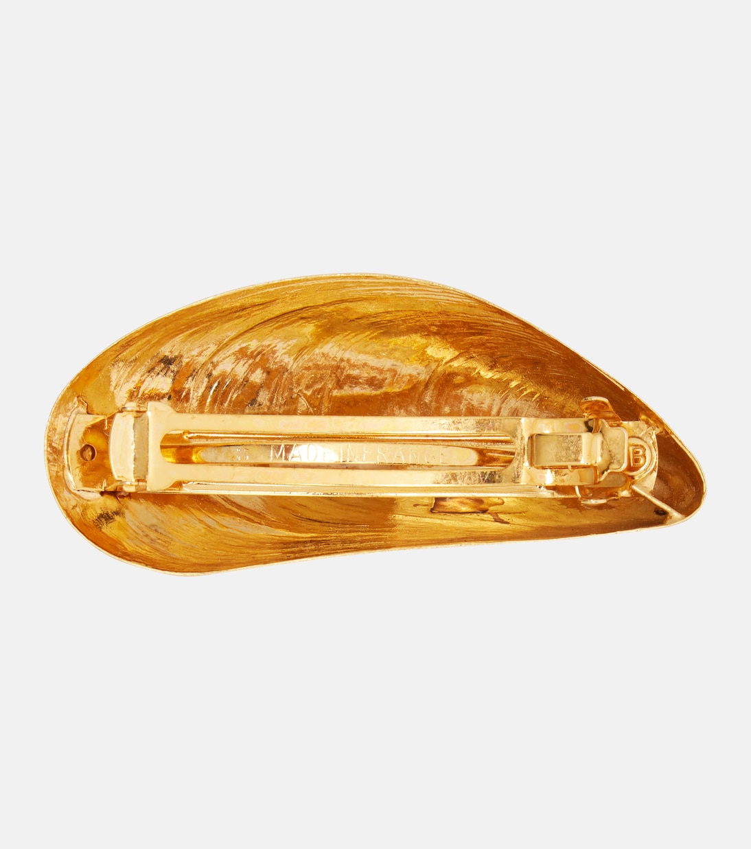 Gold-plated barrette | Jennifer Behr