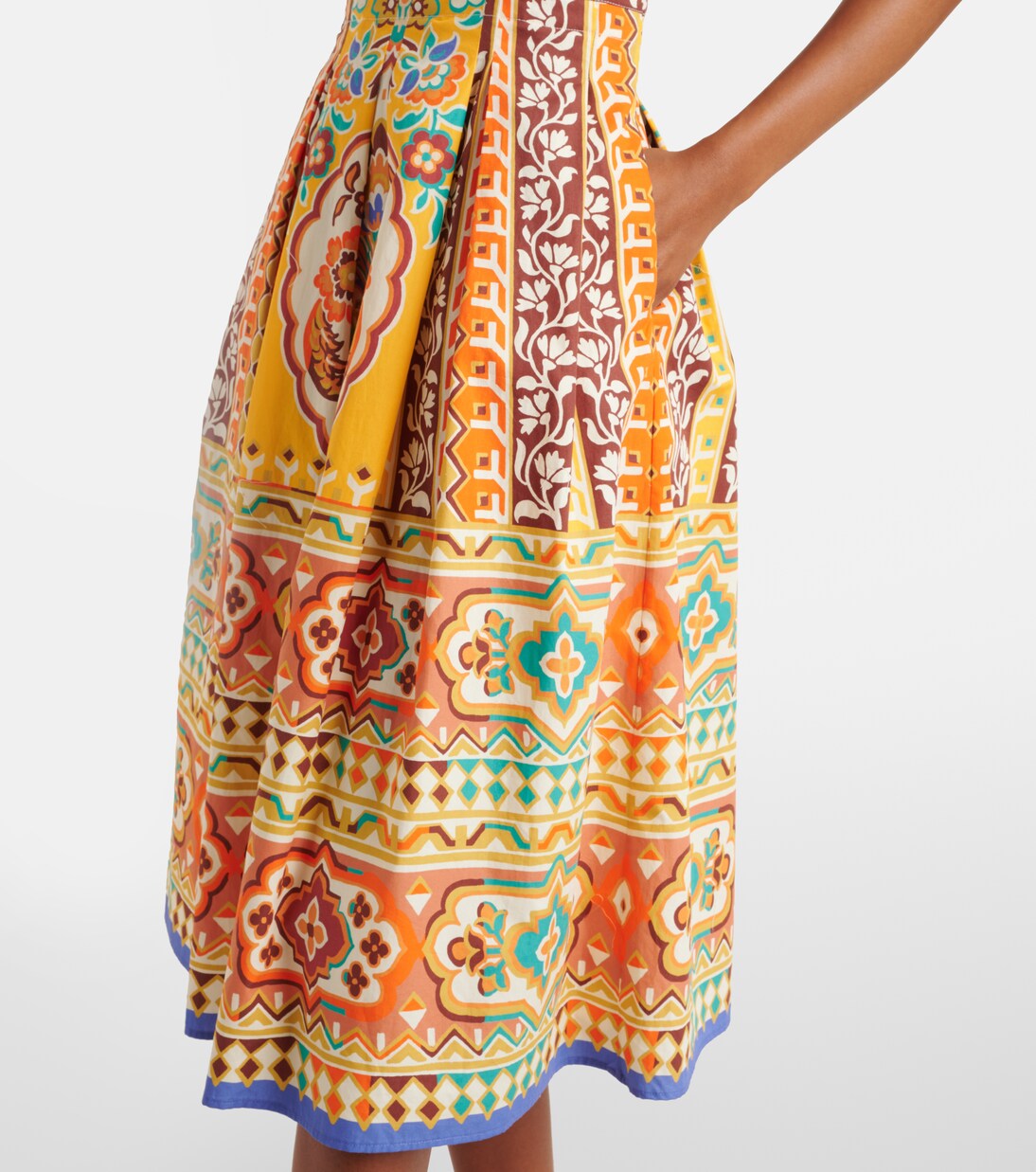 Bedrucktes Midikleid aus Baumwolle | Etro