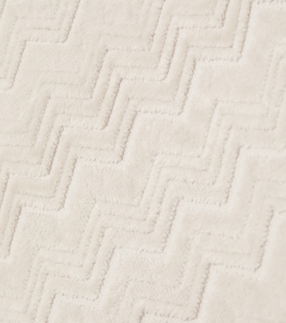 Chalk Zigzag cotton terry bath mat  | Missoni