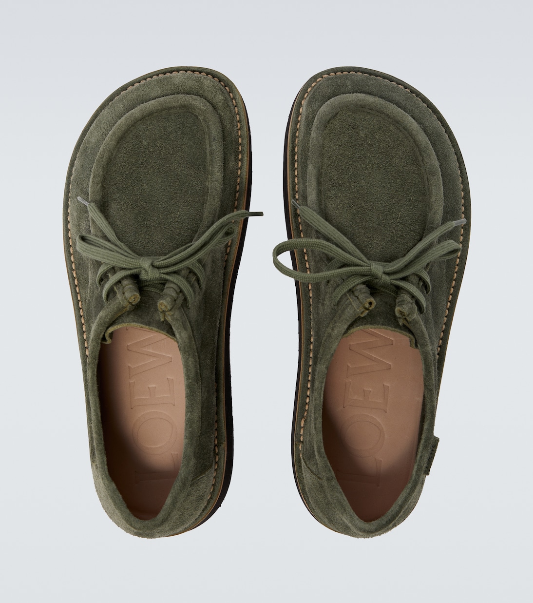 Faro suede boat shoes | Loewe