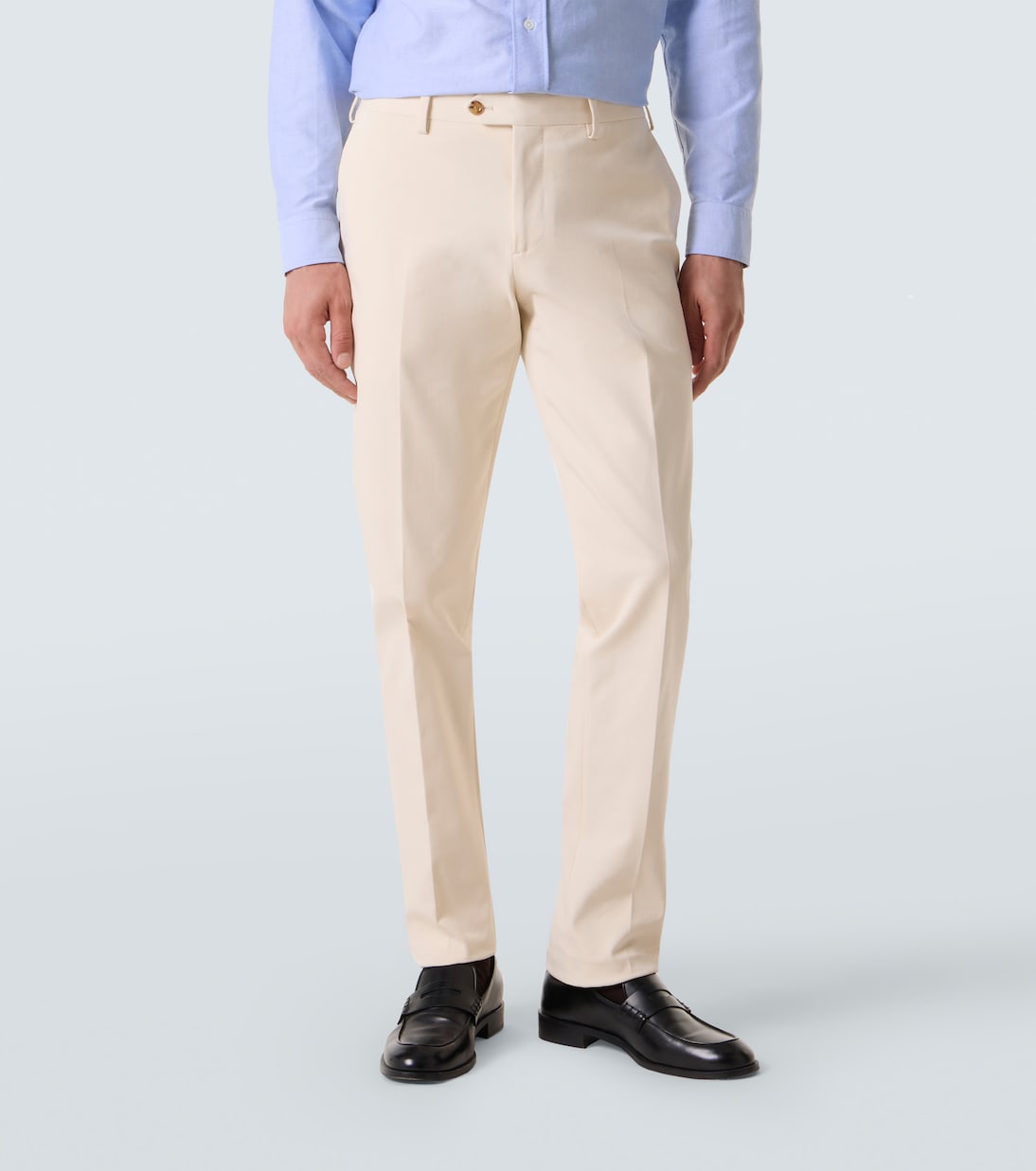Cotton-blend straight pants | Lardini