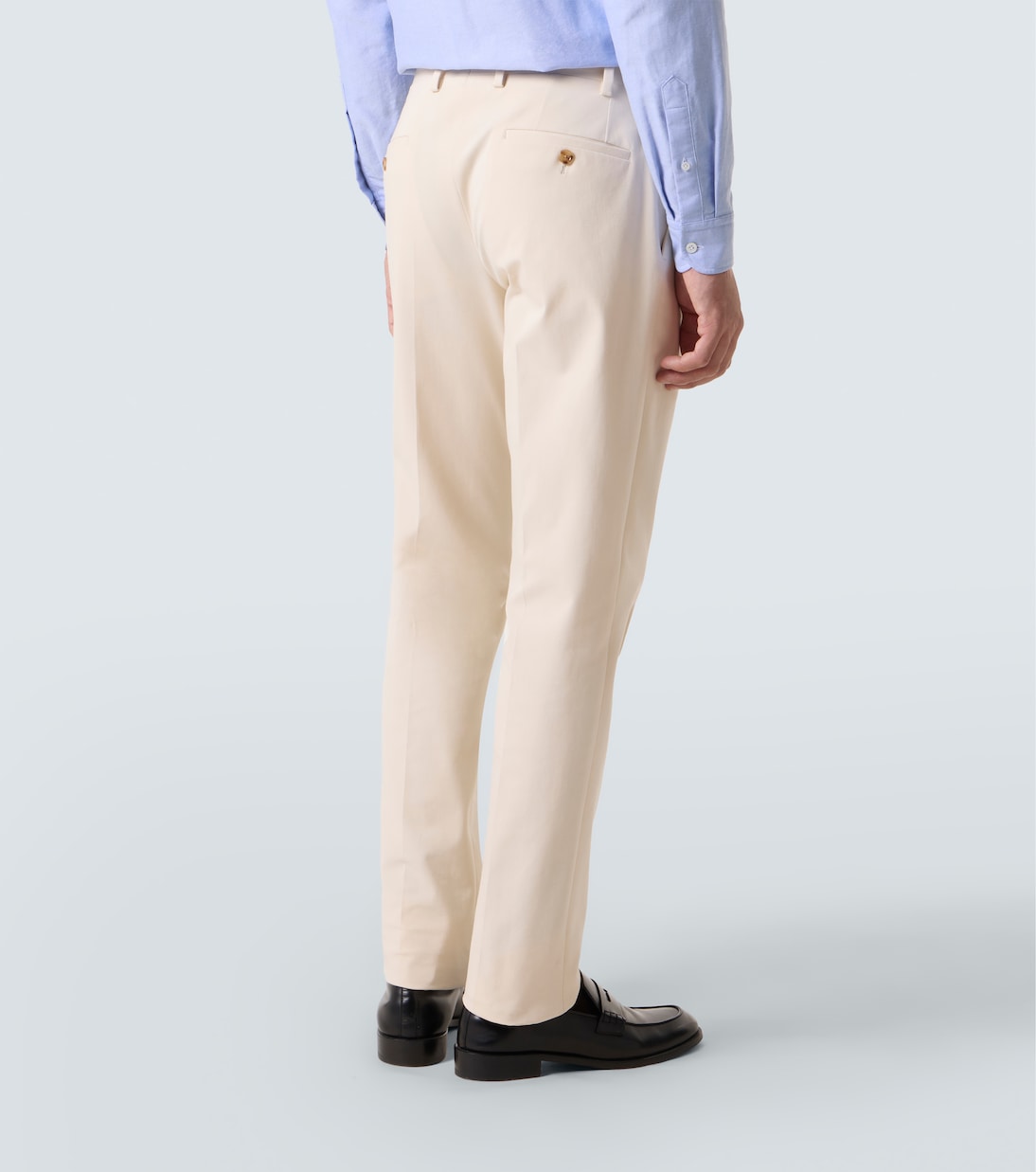Cotton-blend straight pants | Lardini