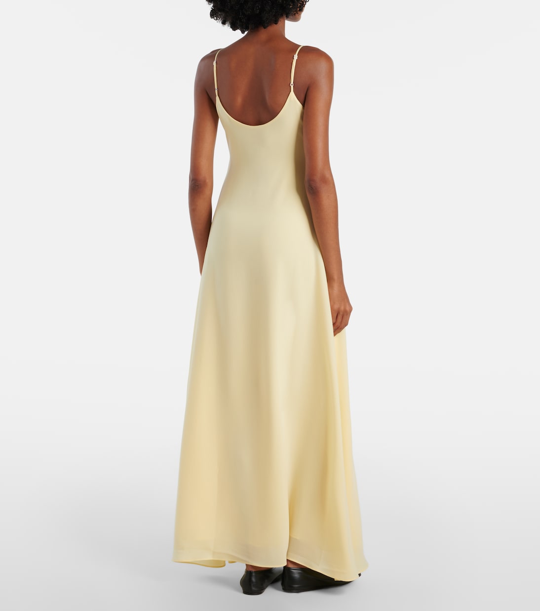 Robe longue Ari en crêpe | Leset