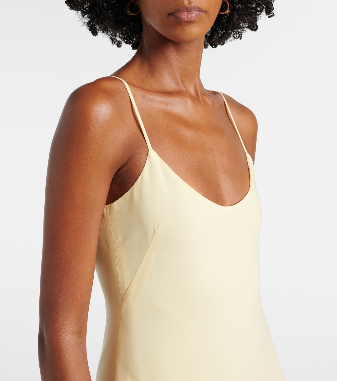 Robe longue Ari en crêpe | Leset