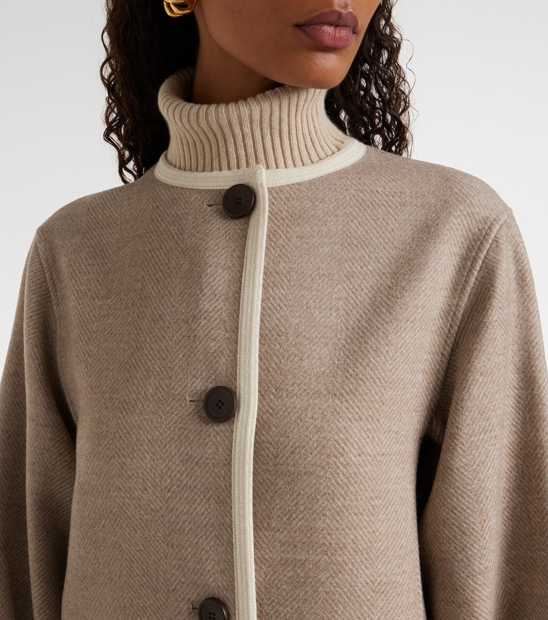 Mantel aus Schurwolle | Loro Piana