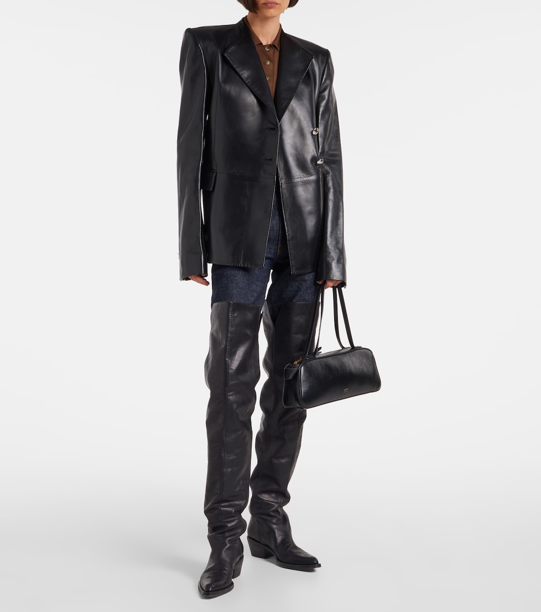 Sac Simona en cuir  | Khaite