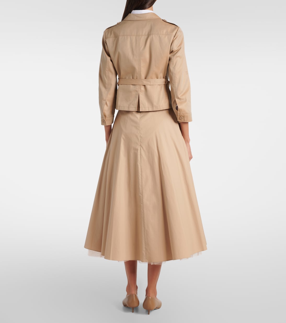 Trenchcoat Luxury Layer aus Baumwolle | Dorothee Schumacher