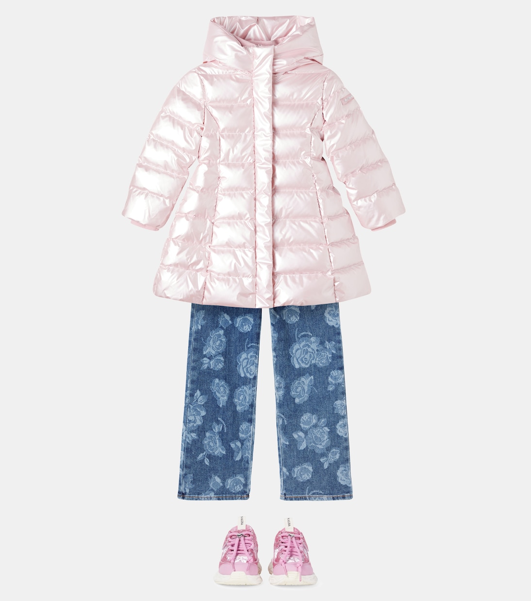 Hooded down jacket | Monnalisa