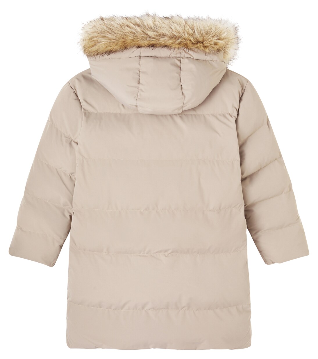 Bow-detail quilted down coat | Tartine et Chocolat