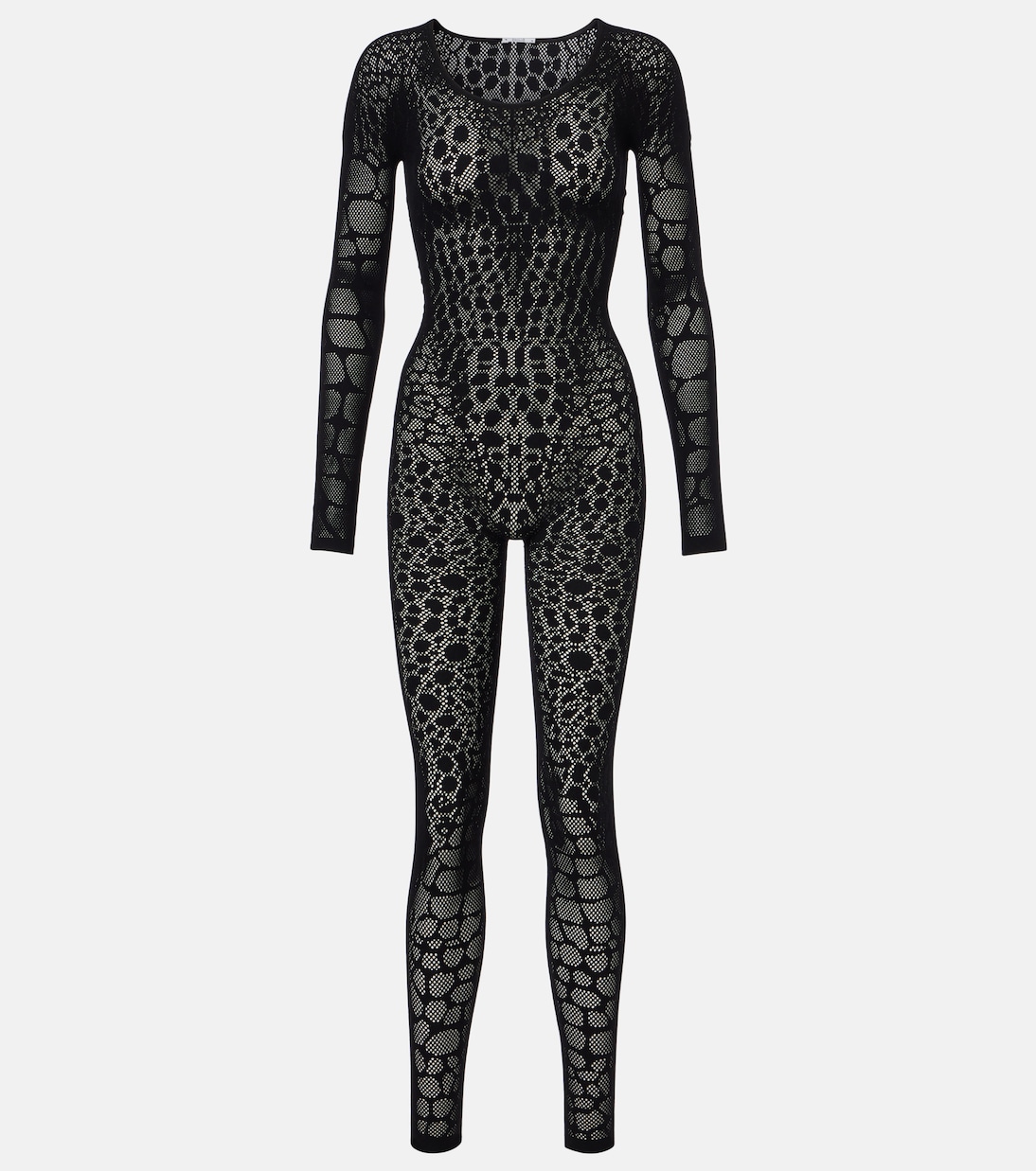 Semi-sheer jumpsuit  | Wolford
