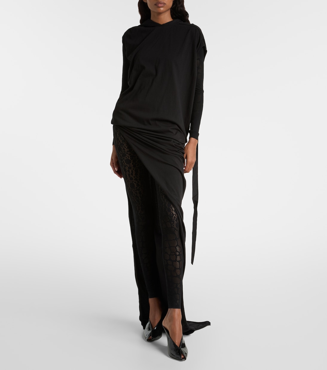 Semi-sheer jumpsuit  | Wolford