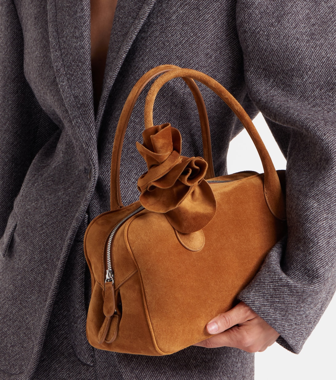 Tote Bag Brigitte Small aus Veloursleder | Magda Butrym