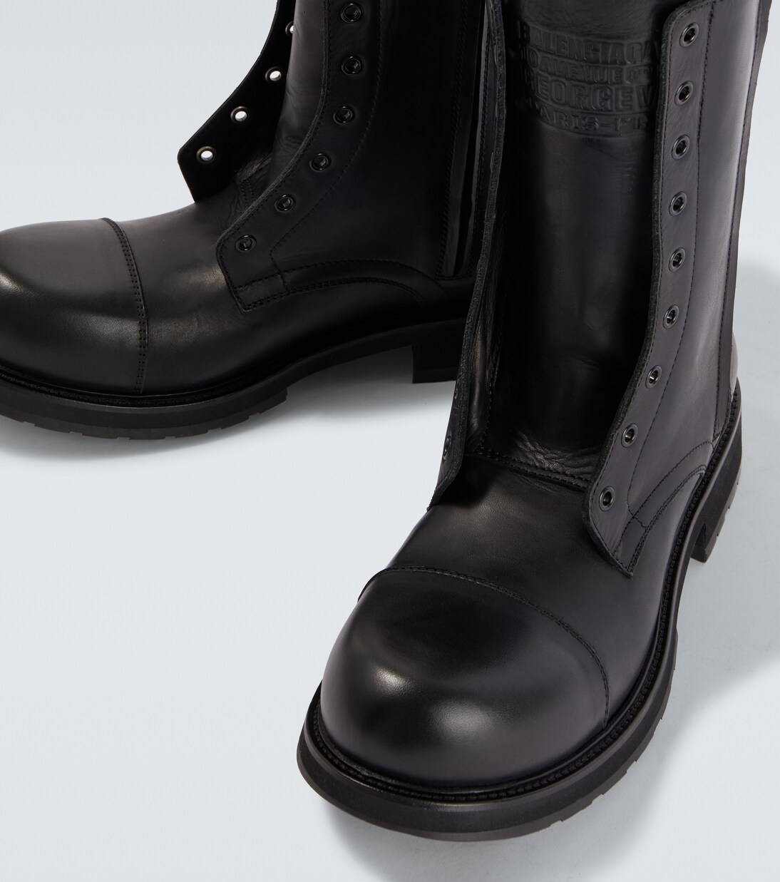Bikerstiefel Truck aus Leder | Balenciaga
