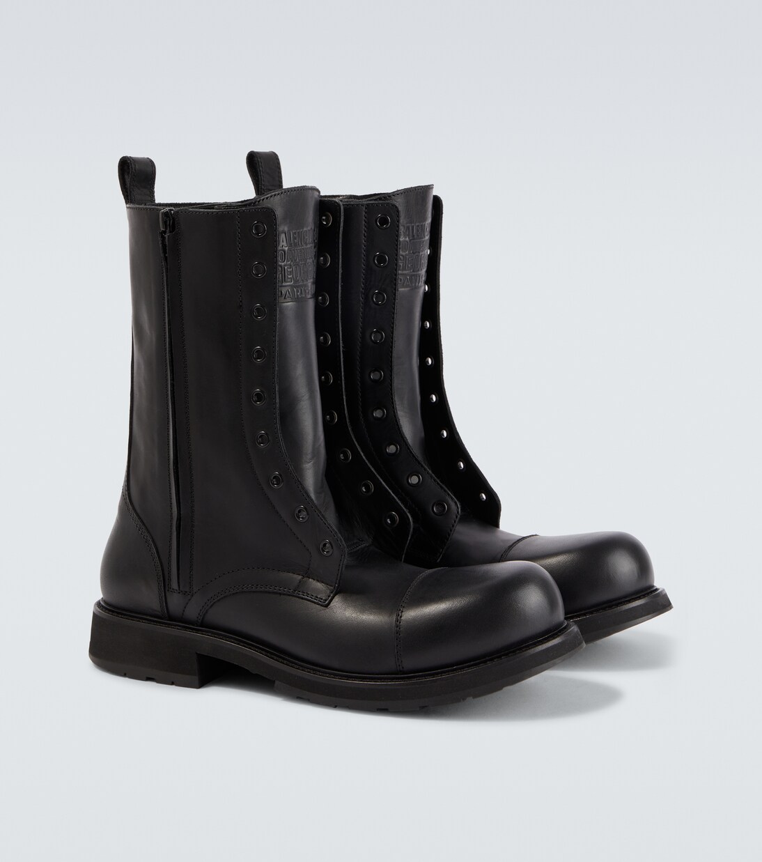 Bikerstiefel Truck aus Leder | Balenciaga