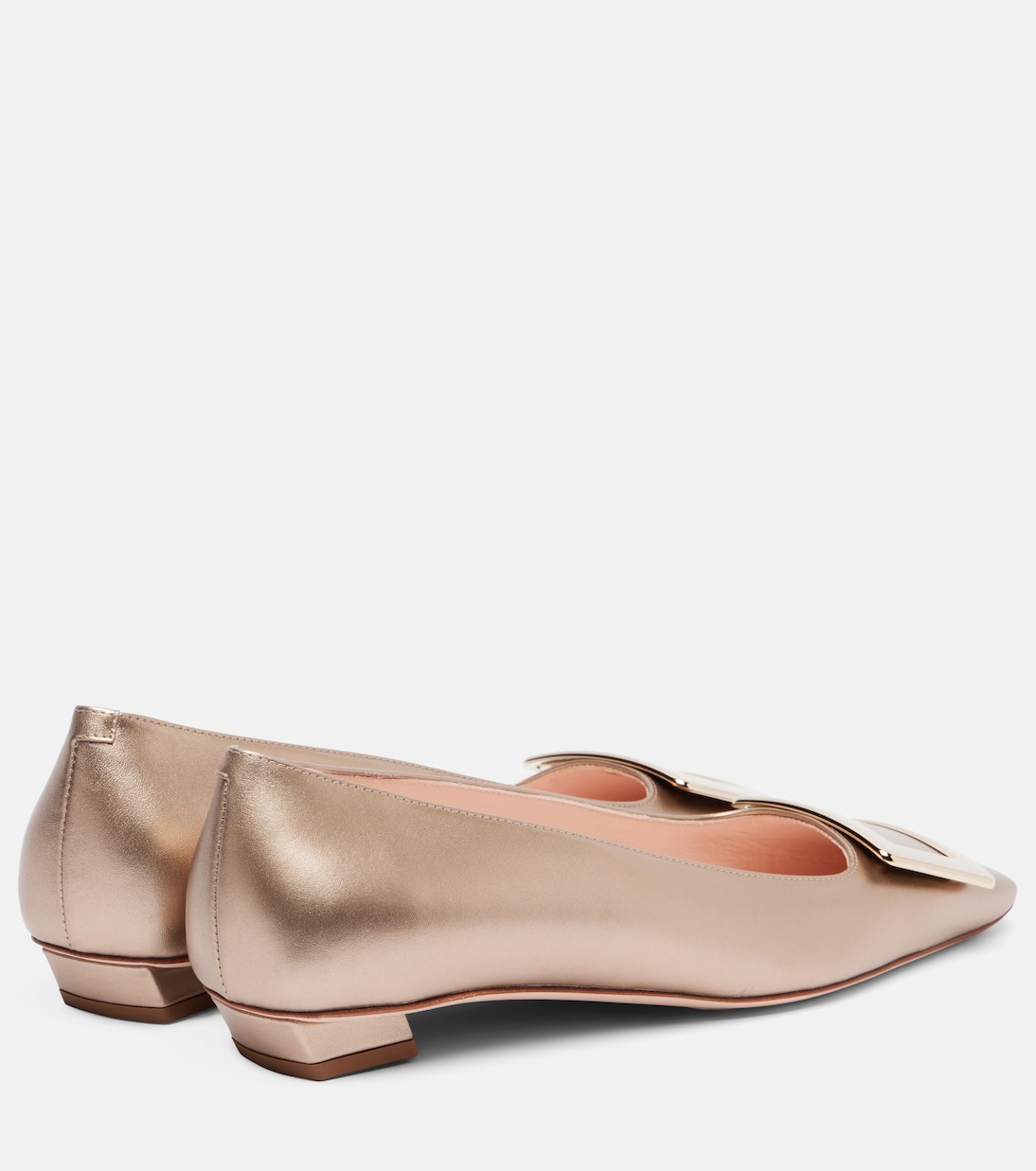 Ballerinas Belle Vivier 25 aus Metallic-Leder | Roger Vivier