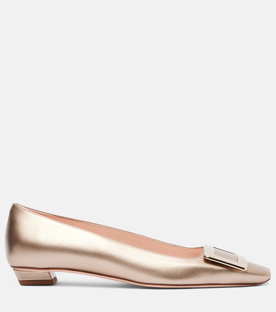 Ballerinas Belle Vivier 25 aus Metallic-Leder | Roger Vivier