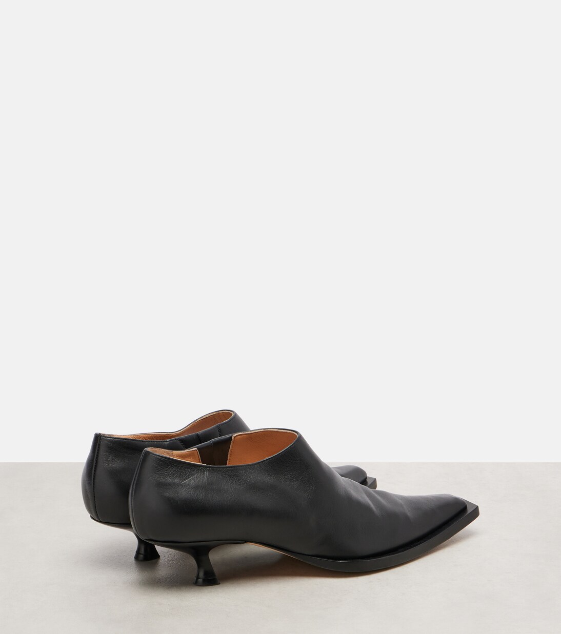 Jodi 레더 앵클 부츠 | Calvin Klein Collection