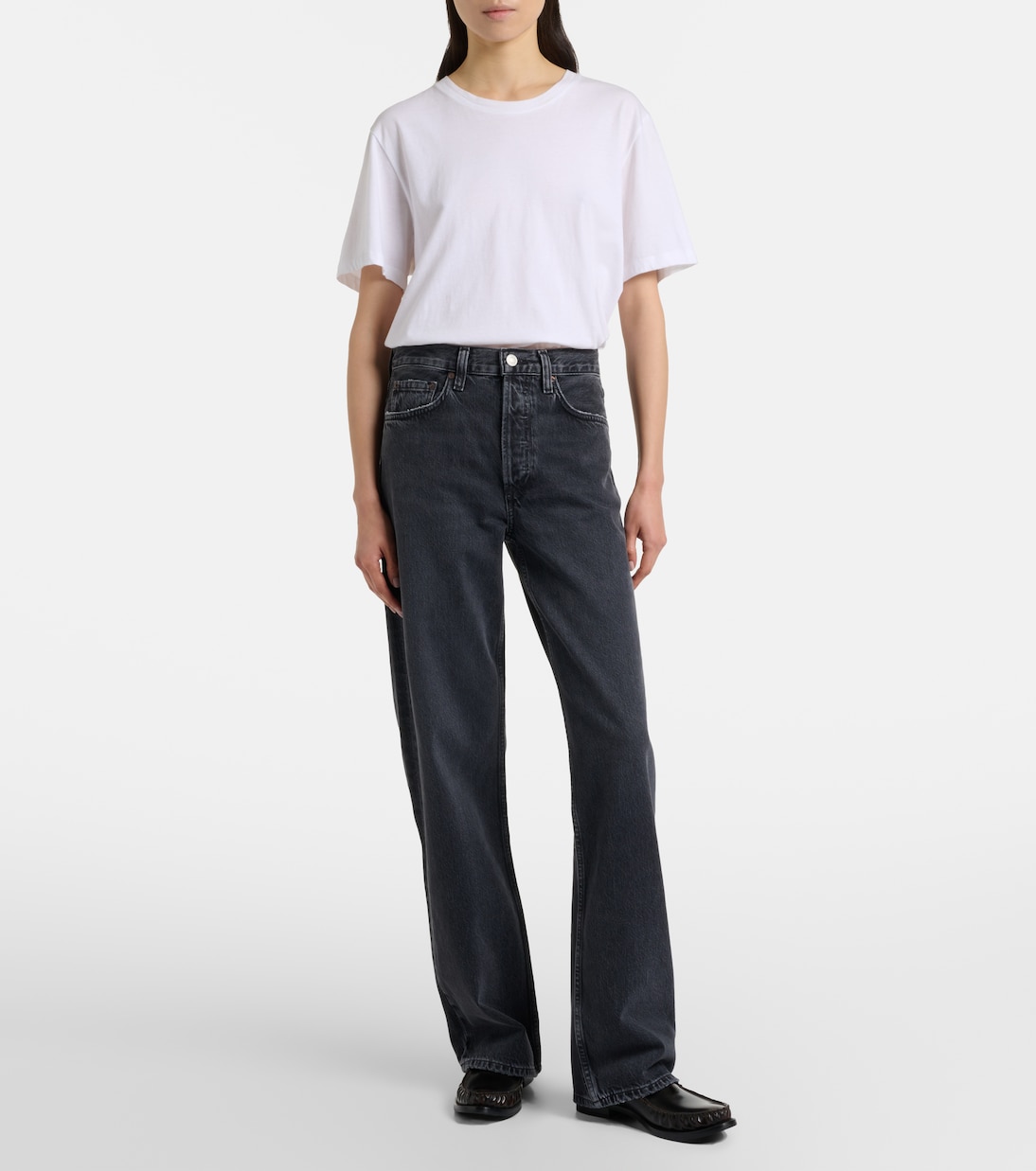 Arc low-rise wide-leg jeans | Agolde