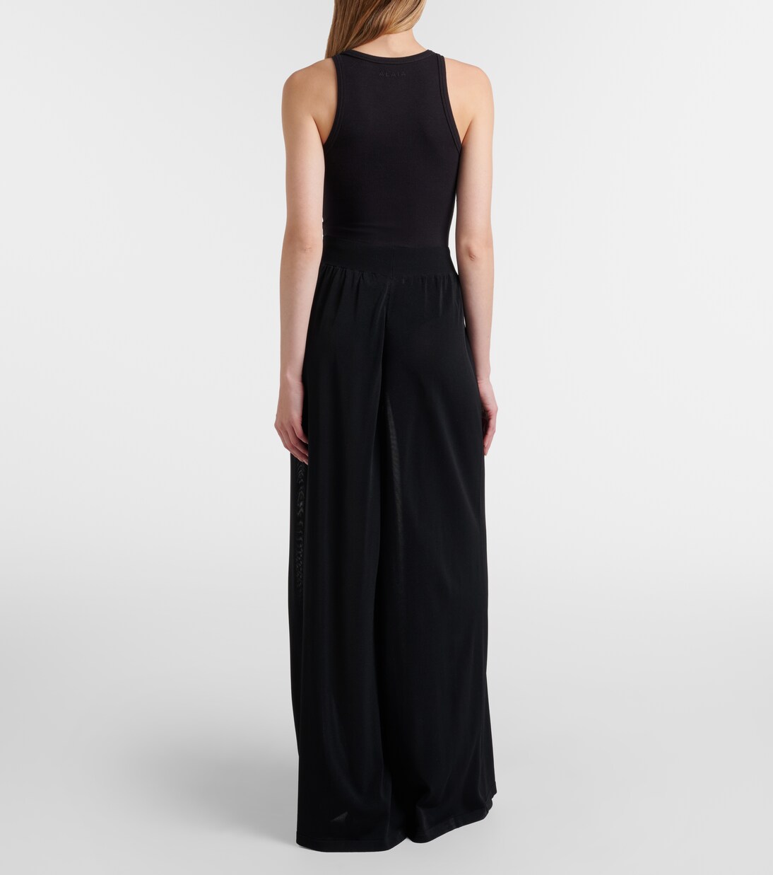 Pantaloni a gamba larga a vita alta | Alaïa