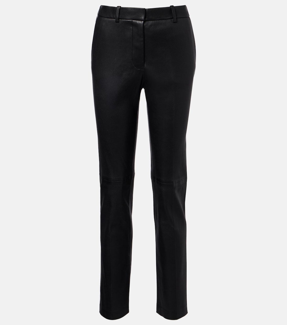 Pantalon droit Coleman en cuir | Joseph