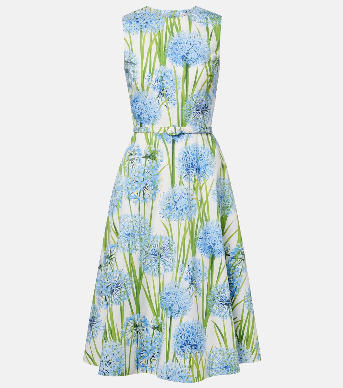 Midikleid aus Popeline | Oscar de la Renta